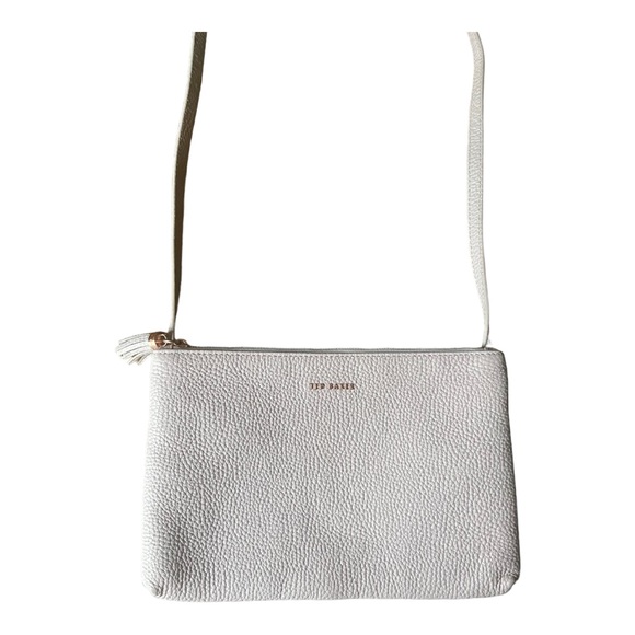 Ted Baker Ballet Pink and Rose Gold Maceyy Tassel Crossbody Bag - Picture 6 of 16